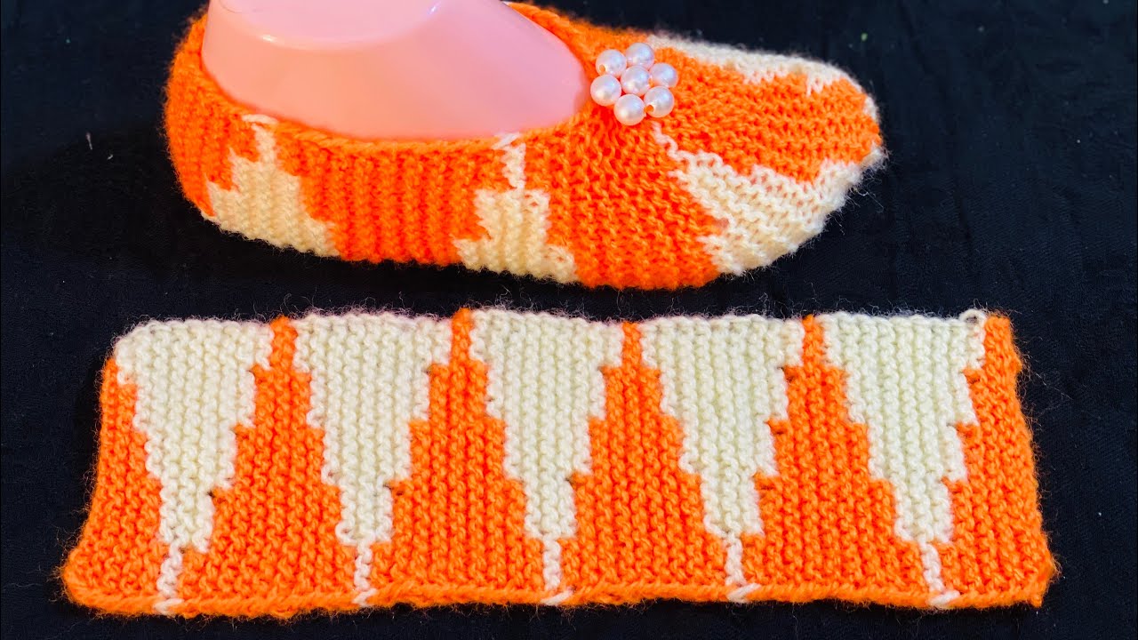 6 या 7 नंबर साइज के लिए बनाए बहुत ही आसान और बहुत ही सुन्दर लेडीज जूती/Ladies Jutti!