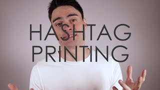 How to use Hashtag Printing | OPEN BOOTHS MARKETING GUIDE