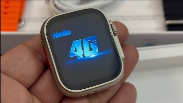 S8 Ultra 4G Android Sim Card YouTube Wi-Fi Smart Watch - Unboxing