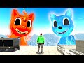 We Found ELEMENTAL CARTOON CAT In GTA 5! (Fire and Ice Powers!?) - GTA 5 Mods Funny Gameplay