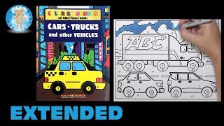 Color by Number Cars Trucks Vehicles Coloring Book Semi-Trailer Truck Extended -- Family Toy Report