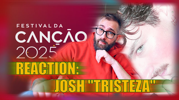 Reaction to JOSH "TRISTEZA"  | Festival da Canção 2025 | Eurovision 2025 Portugal