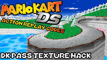 Mario Kart DS Codes: DK Pass Texture Hack
