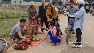 Sell wild chicken and sell vegetables. Products from my hands. Robert | Green forest life (ep273)