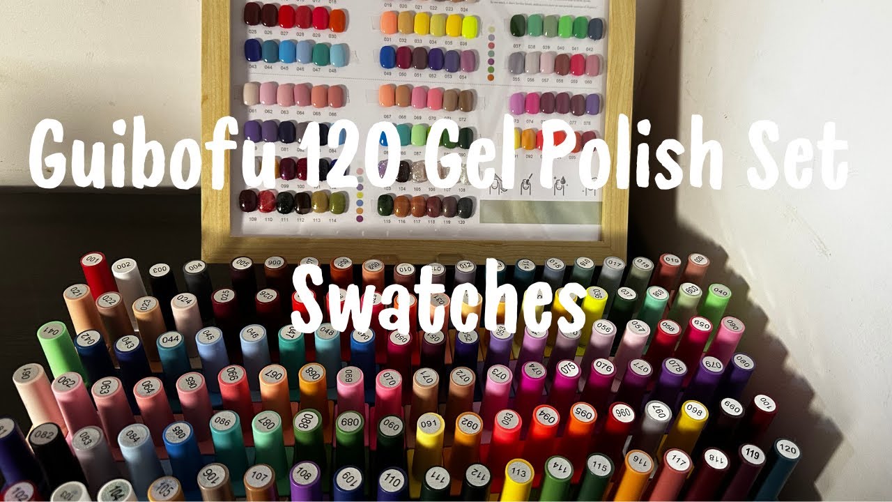 Guibofu 120 Gel Polish Set From Shein Swatches