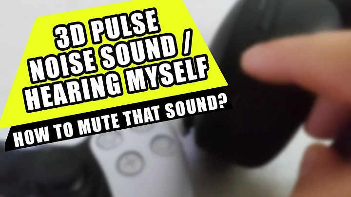 3D Pulse Headset Static Noise / Hearing Myself Issue Fix - How to Mute the Mic (PS5)
