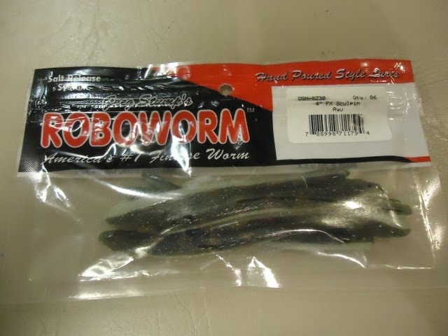 Fishhound Product Review: Robo Worm FX Sculpin Drop Shot Worm 