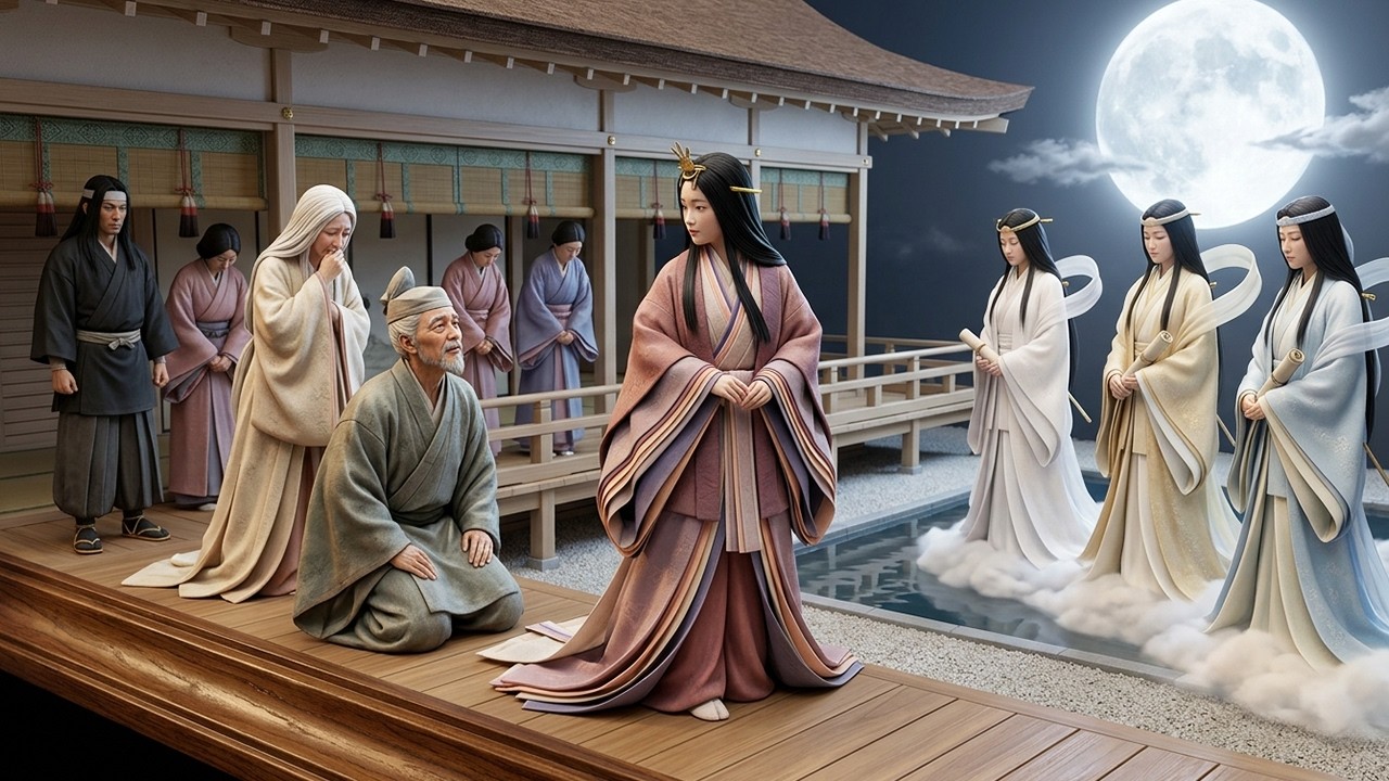 かぐや姫をジオラマ模型にしたら、最後の夜が美しく儚すぎた