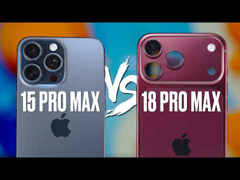 iPhone 18 Pro Max vs iPhone 15 Pro Max Camera Comparison