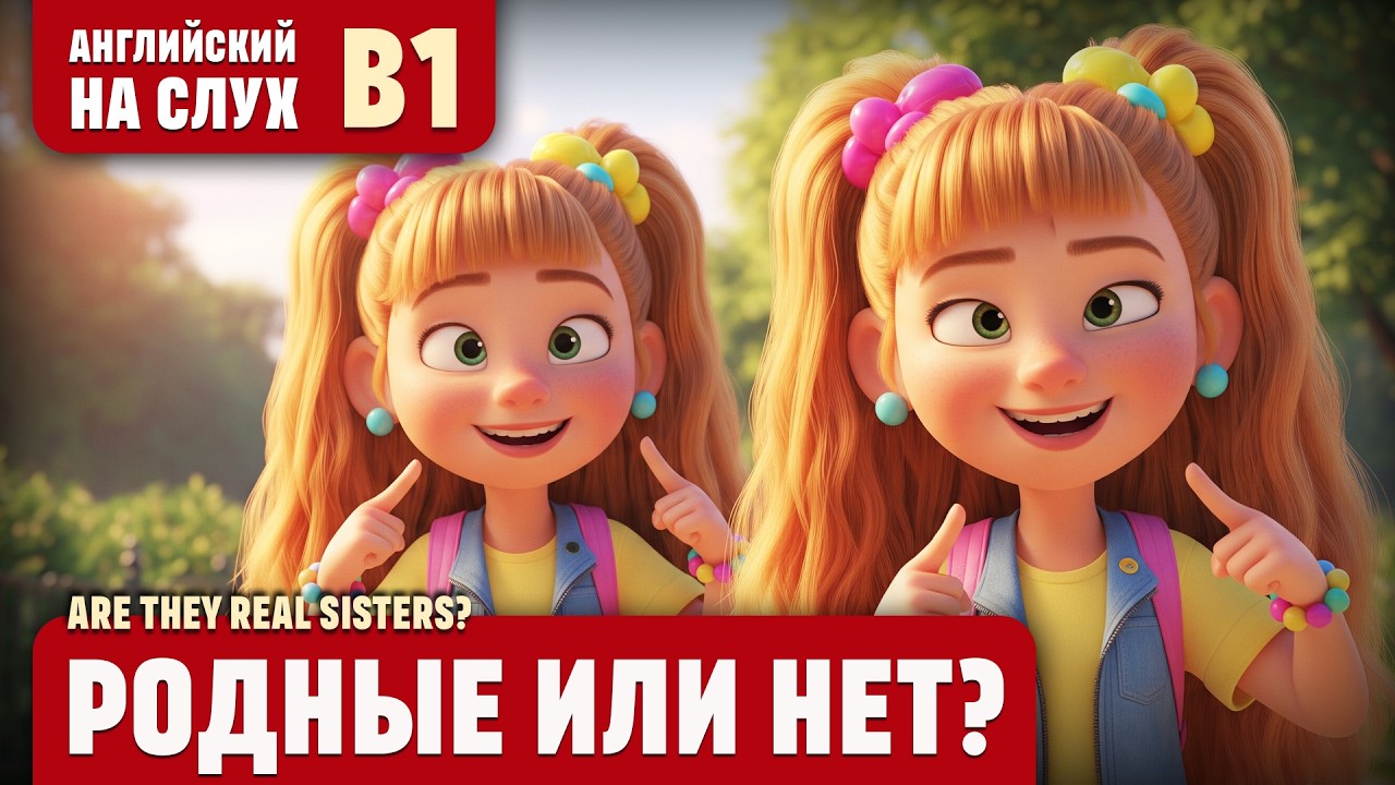 Родные или нет? Весёлый рассказ (уровень B1). Английский на слух.