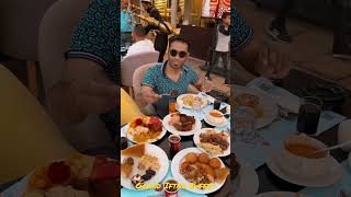 Iftar Buffet with Deira Waterfront view 😍 #dubai #iftarrecipes #dxb #foodie #food #insidedubai