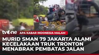 Truk Tronton Angkut Rombongan Pelajar SMA Alami Insiden Kecelakaan | AKIM tvOne