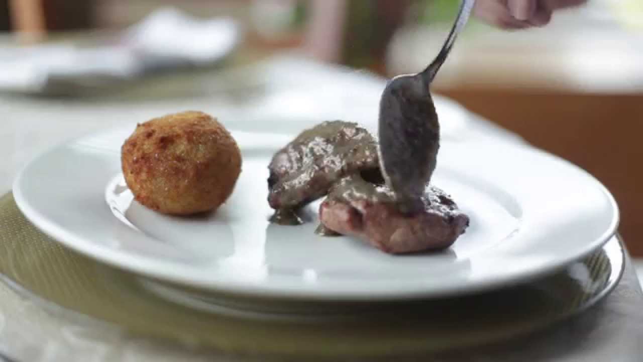 Lomo de Cordero en salsa de Trufa Negra