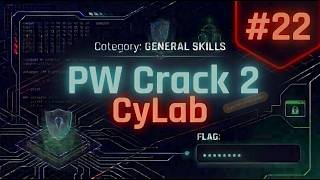 How to Solve PW Crack 2 CyLab - General Skills