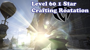 FFXIV 3.07 Lv 60 1 star crafting