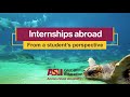 Internships abroad from a students perspective  asu global education