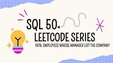 Employees Whose Manager Left the Company || Leetcode || SQL50 || #leetcode #sql #programming