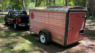 I renovated an old enclosed trailer with flex seal