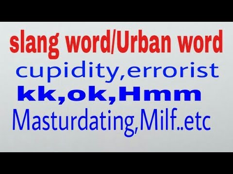Amazing English Words Urban Words Slang Word With Meaning