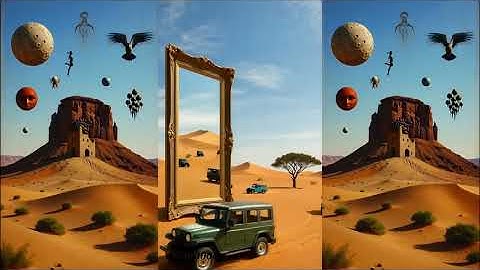 Mirrors of Time - Surreal - Music Video 2025 - EDM - Sora, Grok Imagine HD and Tad.ai