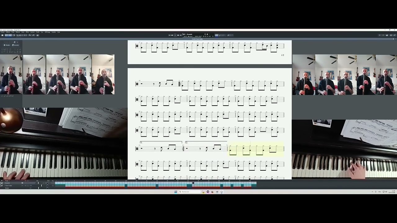 Robert Dorough - Benjamin Tucker - Comin' home baby - Roland HP704 + Akai EWI SOLO