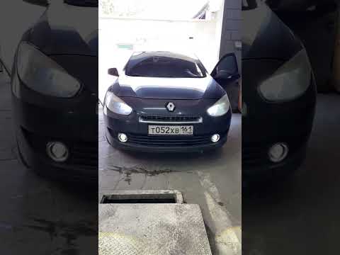 Установка билед линз птф в Renault Fluence в холодном красивом свете 7(928)1112002 #автоэлектрик