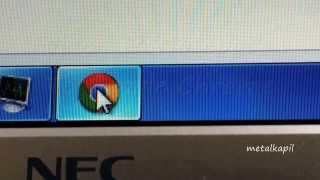 Windows 7 Bug in TaskBar Icon changes from Chrome Notepad++ Folder Disappear to original VB6
