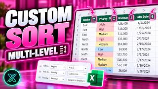 Excel Multi-Level Sort Tutorial | Sort by Multiple Columns Without Breaking Data