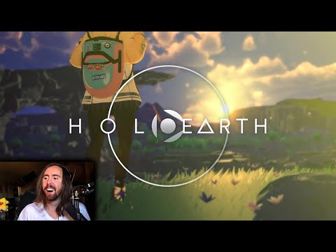 Asmongold reacts to Holoearth - The First VTuber MMO