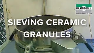 Sieving ceramic granules - Finex® 22