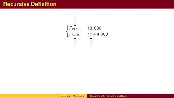 BA 4.3 - Linear Growth, Recursion and Slope