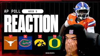 AP Top 25 Poll Released 🚨Florida cracks Top 10, Oregon + Iowa jump