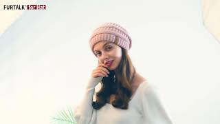 FURTALK’s fleece lined slouchy-knit beanie for women#furtalk#beanie#hat#fashion#fashiondesign#haul screenshot 5