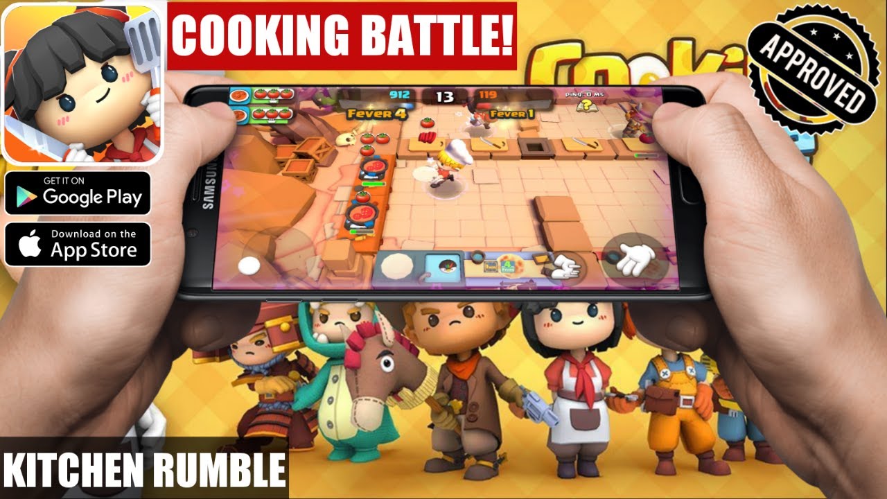 The Best 4 ✨Mobile Games✨ to Play with Friends🥳 #mobilegamer #mobileg, cooking battle mobile