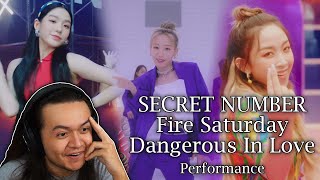 Secret Number   fire Saturday U0026 dangerous In Love Performance Ver  Reaction