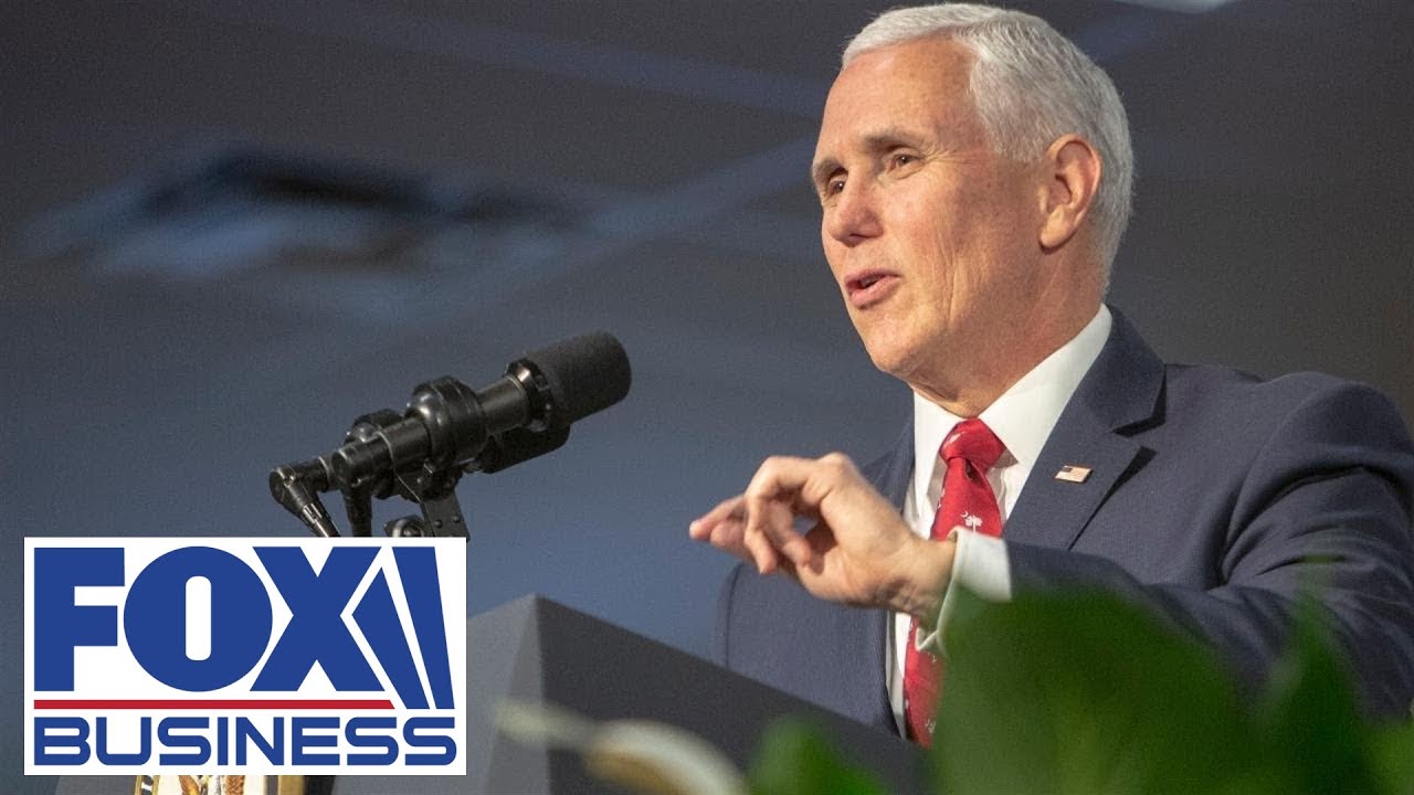 VP Pence speaks to NASA employees