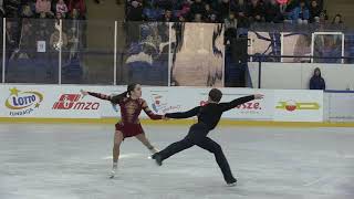 14 Caroline GREEN : Michael PARSONS USA FD ISU CSPOL2019 Warsaw Cup