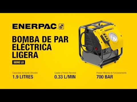 Bomba de par eléctrica ligera de la serie LU | Enerpac