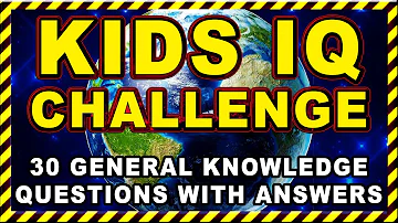 Kids Simple General Knowledge Quiz | Classroom Brain Games