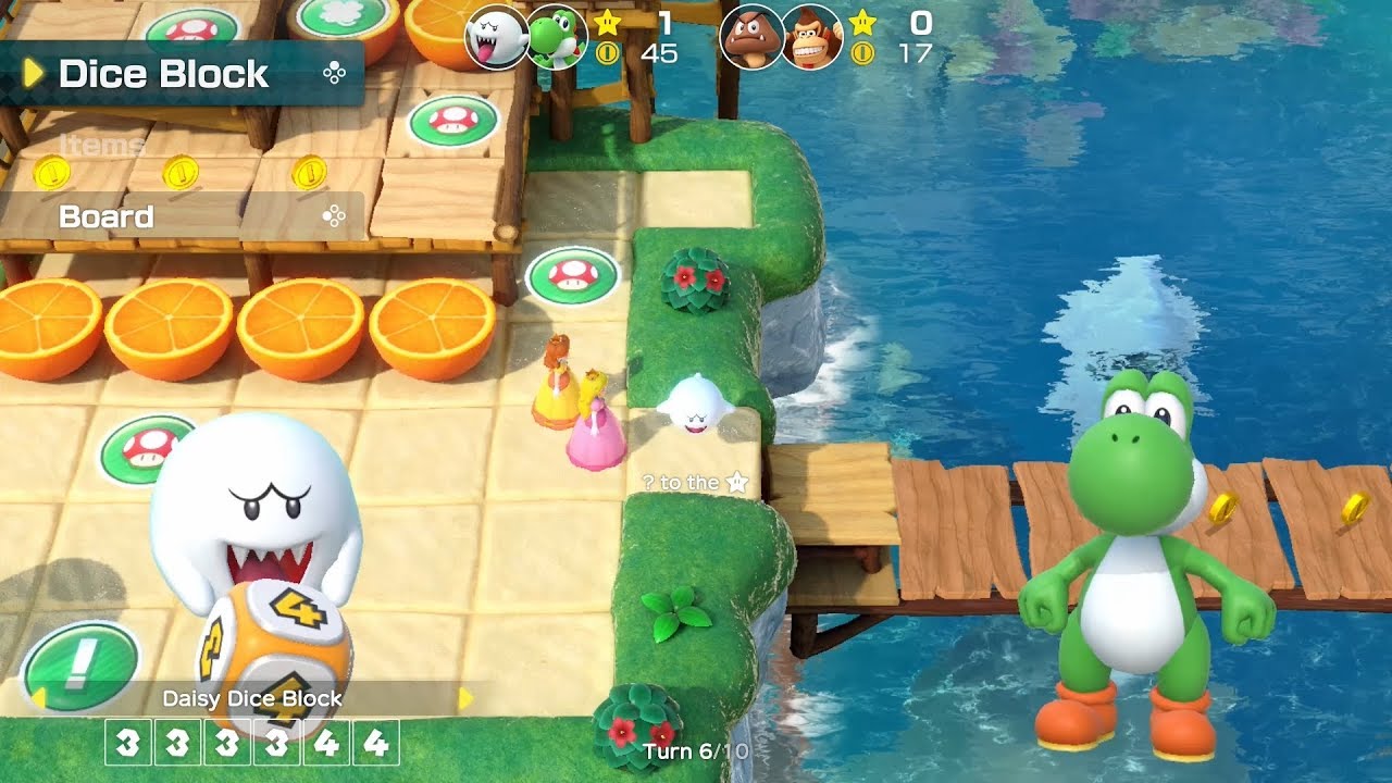 Super Mario Party Partner Party #207 Watermelon Walkabout Boo & Yoshi vs Goomba & Donkey Kong