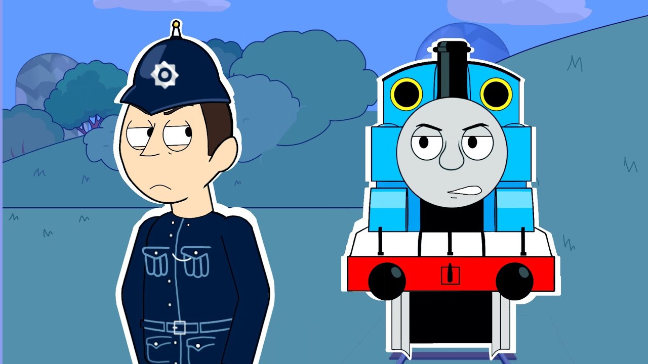 Trampy movie 16: Toby - Thomas argue with a policeman (animated PART 2)
