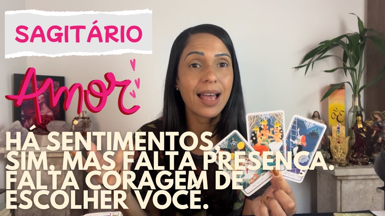 💖SAGITÁRIO AMOR ♾️ Há sentimentos, sim, mas falta presença. Falta coragem de escolher você.