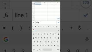 Insert a line break within a Google Sheet cell using Android screenshot 5