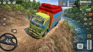 Mini Dutro Cabeb Truck Simulator Gameplay | Realistic Indonesian Mini Truck Driving Game Android screenshot 5