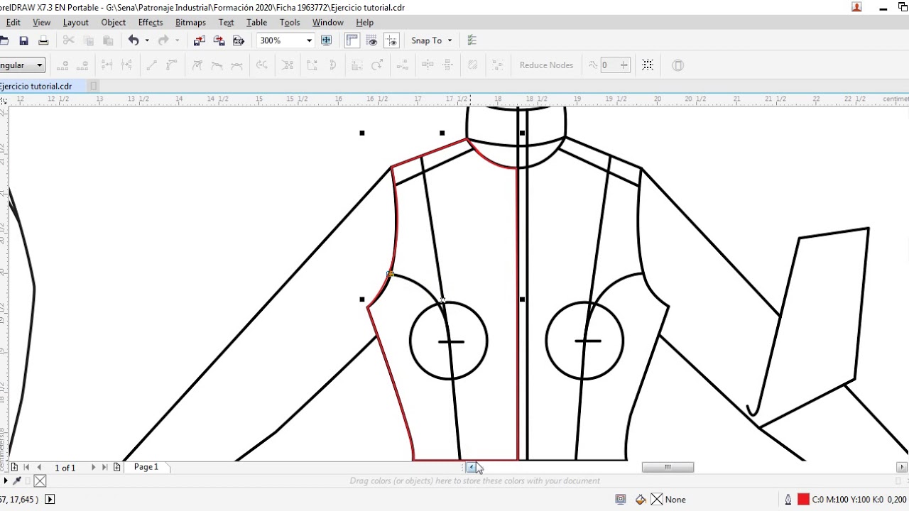 Tutorial Corel Draw dibujo plano - YouTube