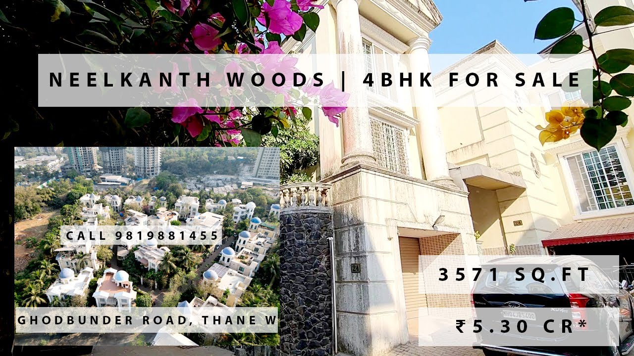 4BHK Villa For Sale Neelkanth Woods 3571 SqFt Manpada