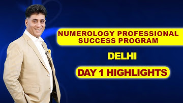 Numerology Professional Success Program, Delhi I Highlight Day 1, I Numerology I Arviend Sud