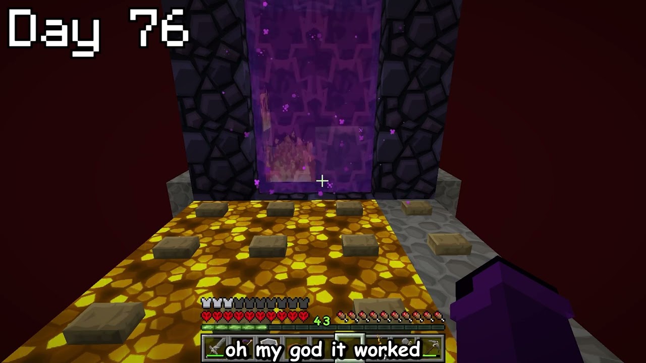 Never Trust An Old Minecraft Nether Portal