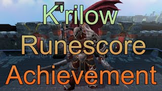 K'rilow Runescore Achievement Guide (T30 Weapon Only)
