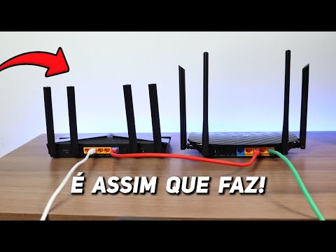 Vídeo: Como Conectar Dois Roteadores